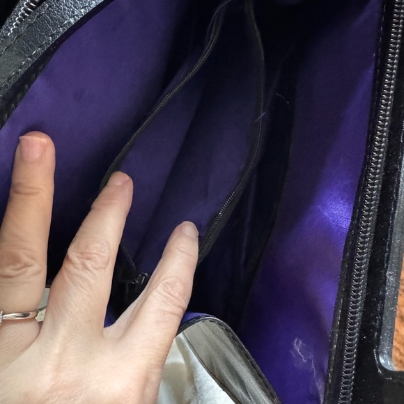 Black leather bag - Picture 4 of 5